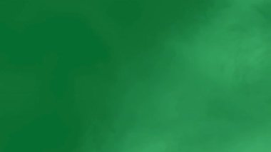 Yeşil ekranda yüksek kaliteli duman ve sis videosu.