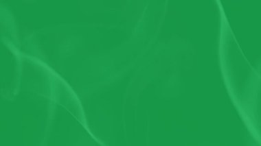 Yeşil ekranda yumuşak, dumanlı bir buharın yüksek kaliteli videosu.