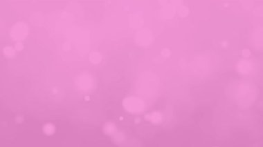 Pembe arka plan parlak noktalar ve küçük beyaz noktalar içerir.