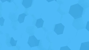 Altıgen şekilli dijital mavi eğimli fütüristik teknoloji arkaplanı