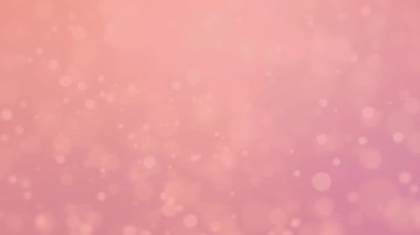 Hassas pembe ve sarı renklerde yumuşak bokeh dansı hassas ve sakin bir arka plan oluşturur. Nazik hareket sükuneti artırır.