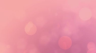 Hassas pembe ve sarı renklerde yumuşak bokeh dansı hassas ve sakin bir arka plan oluşturur. Nazik hareket sükuneti artırır.