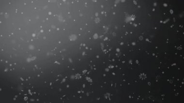 Bileşim, hareket grafikleri, büyük ve küçük kar taneleri, izole kar, alfa kanalı, ruhani, yoğun, fırtına için 4K 'da izole edilen kar yağışıweather forecast.