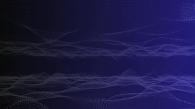 Teknoloji Soyut Mavi Dalgalar Fütüristik Tasarım