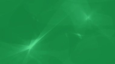 Yeşil Ekran Döngüsünde Soyut Işık İzleri