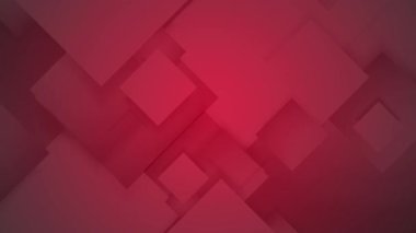 Dark Red Tech Geometrik Soyut Hareket Arkaplan Döngüsü