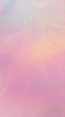 Holografik Işık ve Sıvı Hareketi ile Yumuşak Pastel Soyut Arkaplan