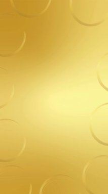 Lüks Videolar için Altın Çember Geometrik Hareket Arkaplanı