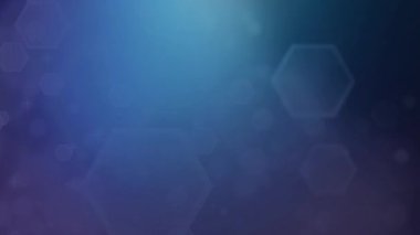 Yüksek Kaliteli Hexagon Koyu Mavi Arkaplanda Canlandırmayı Şekillendirir