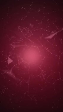 Koyu Kırmızı Pleksus Ağı Soyut Hareket Canlandırması