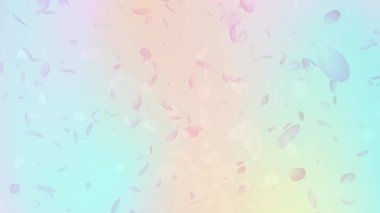 Kiraz Çiçekleri Yumuşak Pastaya Düşüyor Arkaplan Hareketi Videosu