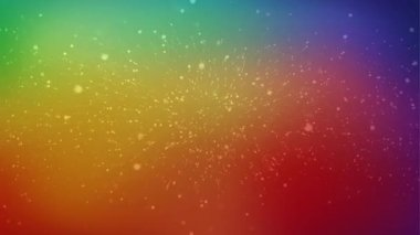 Canlı Gökkuşağı Arkaplanda Parıltı Kusursuz Hareket