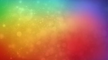 Canlı Gökkuşağı Arkaplanda Parıltı Kusursuz Hareket