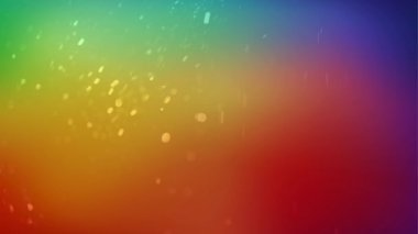 Canlı Gökkuşağı Arkaplanda Parıltı Kusursuz Hareket