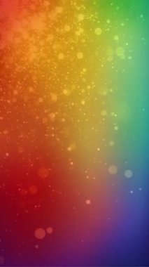 Gökkuşağı Gradyan Yüksek Kaliteli Döngü Arkaplanlı Renkli Parıltı