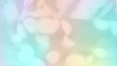 Pastel Arkaplan Yüksek Kaliteli Hareket Videosunda Odaklanmamış Bulanık Parlak Prism Renkleri