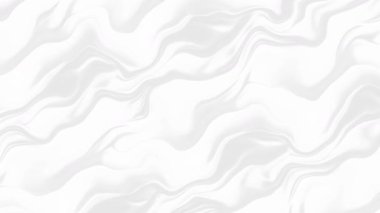 Soyut Sıvı Dalgası Beyaz Üzerine Kusursuz Döngü