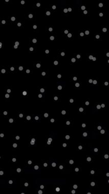 Yüksek Kalite Teknoloji Noktaları Siyah Arkaplanda Dalgalanır