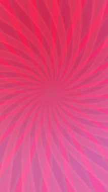 Kırmızı Arkaplan Hareketi Döngüsünde Soyut Çemberler Düzeni