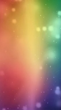 Gökkuşağı Gradyan Arkaplan Hareketli Parlak Işıklar