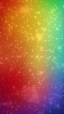 Gökkuşağı Gradyan Arkaplan Hareketli Parlak Işıklar