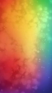 Gökkuşağı Gradyan Arkaplan Hareketli Parlak Işıklar