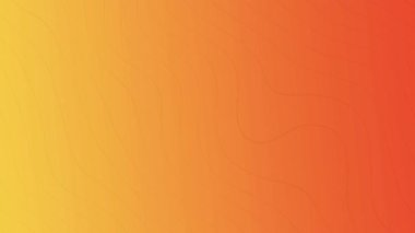 Turuncu Arkaplan ile Zarif Dalgalı Çizgi Canlandırması