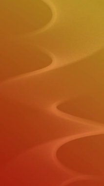 Turuncu Arkaplanda Dalgalı Çizgiler Soyut Hareket Döngüsü