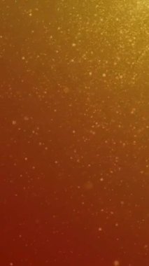 Parıldayan Toz Efektli Turuncu Arkaplan Yüksek Kaliteli Video Görüntüsü