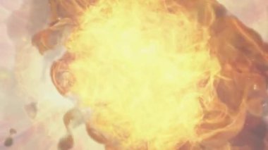 Beyaz Arkaplan Patlama Görüntüsü Efekti