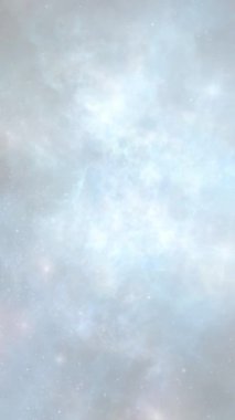 Beyaz Arkaplan ile Soyut Bulutsu Görüntüsü