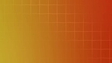 Bir Turuncu Arkaplanda Dijital Izgara Yüksek Kaliteli Video Görüntüsü