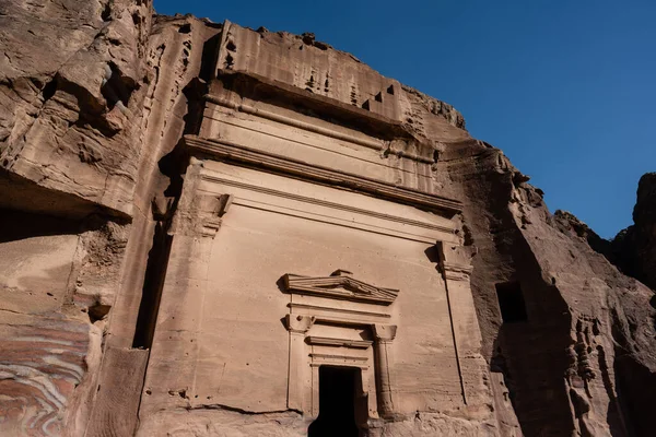 Uneishu Tomb 813 Nabataean Grave Petra Jordan Також Називають Гробницю — стокове фото