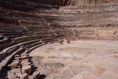 Petra Tiyatrosu, bir Nabataean Amfitiyatrosu harabesi Wadi Musa, Ürdün Oturma Alanı ya da Stands