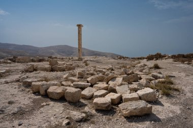 Machaerus ya da Qala 'at Mukawir Kalesi Ürdün' de, Vaftizci Yahya 'nın kellesinin uçurulduğu yerde.