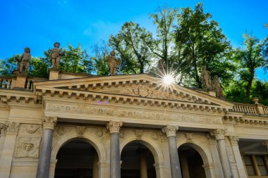 Mill Colonnade Mlynska Kolonada Neo Rönesans Karlovy Vary, Carlsbad, Çek Cumhuriyeti