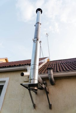 Hamam bacasının metal yapısı.. 