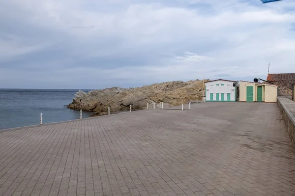 Elba Island Utanför Säsongen Utan Turister — Stockfoto