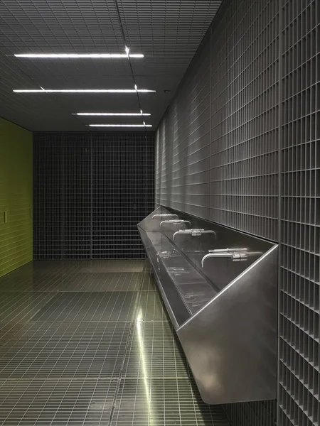 Modern Washhouse Public Toilets Underground — Stock Photo, Image