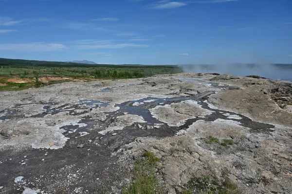 İzlanda 'daki Geysir bölgesi
