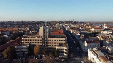 Yugoslav Hava Kuvvetleri Komuta Binası yakınlarındaki İHA uçağı 29-30 Nisan 1999 tarihlerinde NATO tarafından bombalandı. Avrupa, Sırbistan, Belgrad, Zemun Bölgesi - 5 Aralık 2022.