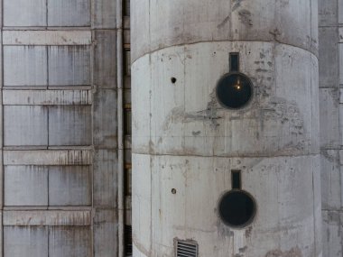 Sırbistan 'ın Yeni Belgrad bölgesindeki Genex kulesinin gerçek görüntüsü. Avrupa.