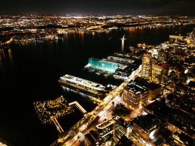 Hudson Nehri, New Jersey, New York City, Manhattan, ABD.