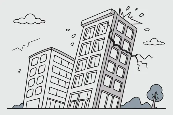 Şehir merkezinde yağmur ve yangınla deprem.