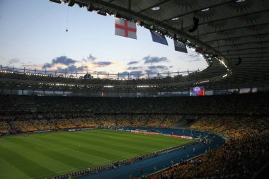 22 Haziran 2012. Gol İngiltere - İsveç futbol maçı, Euro 2012 futbol şampiyonası.