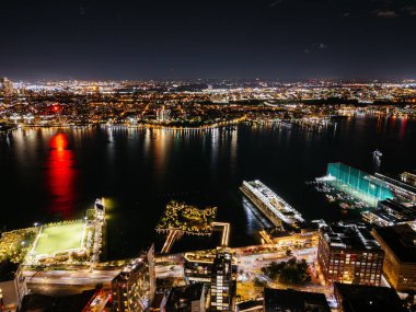 Hudson Nehri, New Jersey, New York City, Manhattan, ABD.