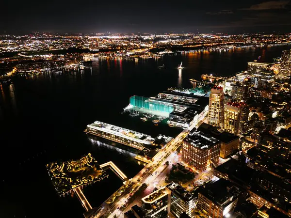 Hudson Nehri, New Jersey, New York City, Manhattan, ABD.