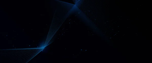 Векторний Абстрактний Кіберпростір Синя Лінія Візерунка Руху Графічний Дизайн Фоні — стоковий вектор