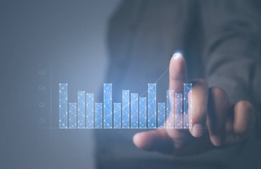 Hedefteki başarı stratejisi hedefi. İş finansmanı pazarlama ve yatırım. Piyasa grafiği ve finansal kar borsası gelişimi.