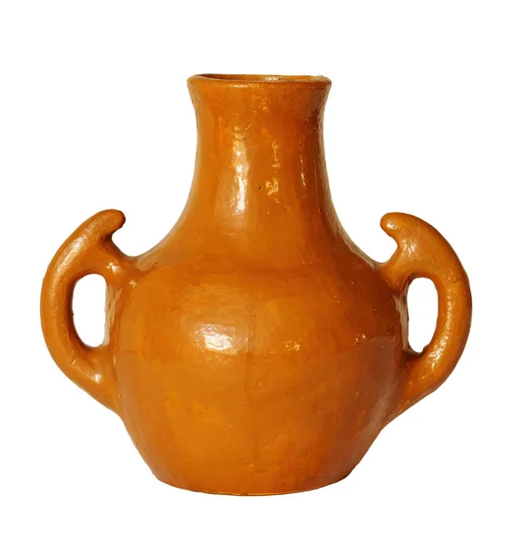 Amphora Classical Roman Amphora North Africa Isolated White Background — Stock Photo, Image